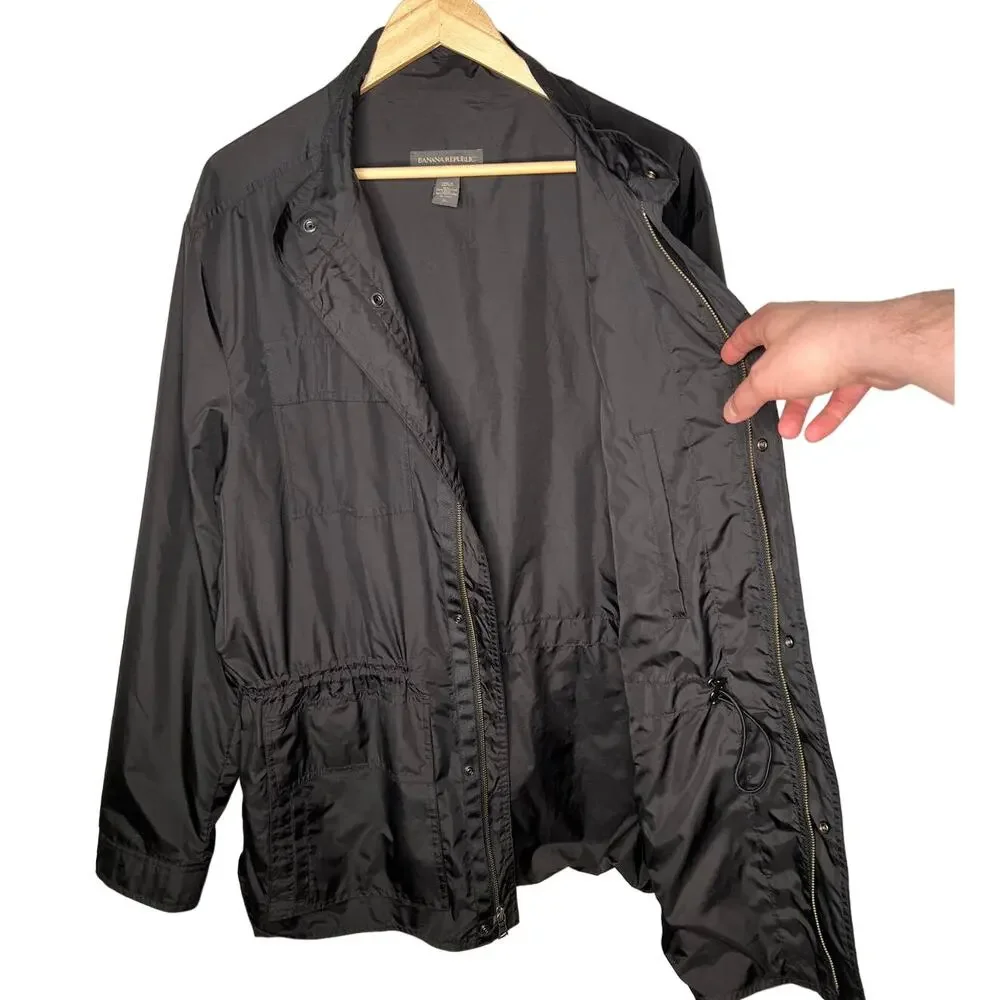 Banana Republic Charcoal Gray Lightweight Field Jacket